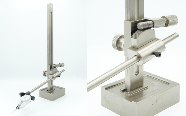 微調整付きダイヤルゲージスタンド